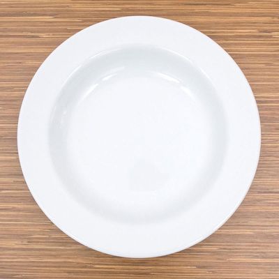 Prato Fundo de Porcelana 21,5cm Classe Única Iguaçu Germer Branco