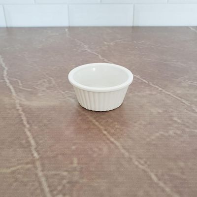 Ramekin Canelado Melamina 30ml Bar Lancheria para Molhos Maionese Katchup Mostarda