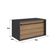 Gabinete Suspenso 80cm Mel Grafite com Gavetão e 1 Toalheiro BH8040MG com Puxador