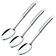 Kit 3 Colheres de Servir 32,5cm Inox Top Pratic Brinox Restaurante Cozinha Buffet