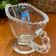Kit 2 Molheiras Pearl de Cristal 140ml com Alça Porta Molhos Mesa Posta Servir Caldas Wolff