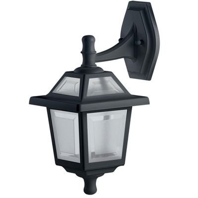 Kit 3 Arandelas Luminárias de Parede Pretas Retro Vintage Colonial 39cm Externa 384