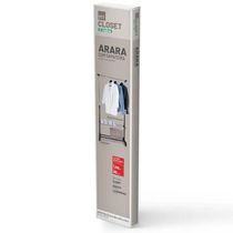 Arara Sapateira Regulável 80 a 155cm Ordene Expositor Calçados Closet Rodinhas My Closet