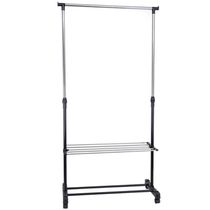 Arara Sapateira Regulável 80 a 155cm Ordene Expositor Calçados Closet Rodinhas My Closet