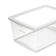 3 Caixas Plásticas Organizadoras 60L com Tampa My Closet Ordene Multiuso