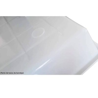 Bandeja Plasvale 17L Grande Retangular Plástica de Açougue para Alimentos Multiuso