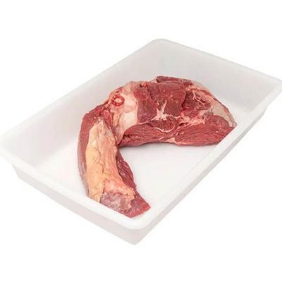 Bandeja Plasvale 17L Grande Retangular Plástica de Açougue para Alimentos Multiuso