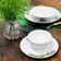 Bowl de Porcelana Ballon Branco Lyor 270ml Cumbuquinha Pequena para Açaí Sobremesas