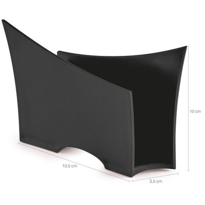 Kit 12 Suportes Porta Guardanapos De Papel Para Mesa Uz Preto