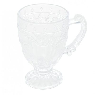 Jogo De 6 Caneca Xícara Cappuccino Cristal Imperial 190 Ml