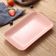 Travessa para Servir Bandeja Retangular 21x14cm Sortida Petiscos Salgados Sobremesa Lyor
