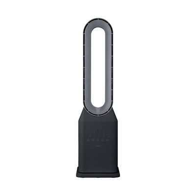 Circulador de Ar Spirit Bladeless com 3 Velocidades Timer Função Bom Sono e Vento Natural Preto com Prata / 110V