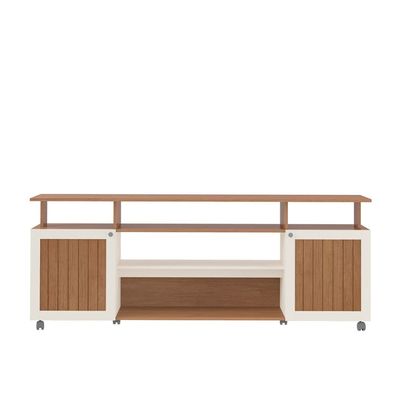 Rack Ipanema para TVs de até 75 Artely Cinamomo/Off White