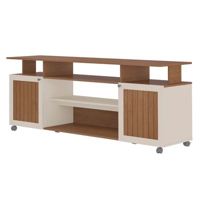 Rack Ipanema para TVs de até 75 Artely Cinamomo/Off White
