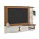 Painel Suspenso Artely Toronto com 2 Portas, 2 Prateleiras de Vidro Cinamomo/Off White