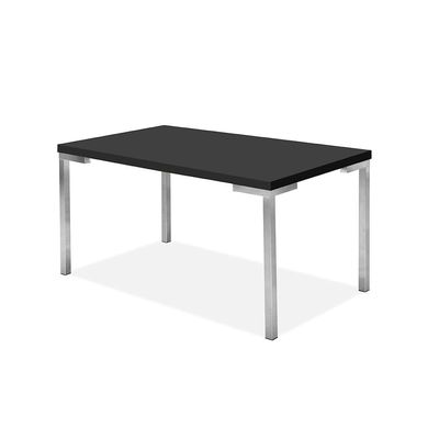 Mesa de Jantar Aço Nobre Kansas com 4 Cadeiras Preto