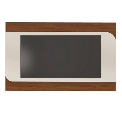 Painel Suspenso Artely Elegance com 220cm de Largura Cedro com Off White