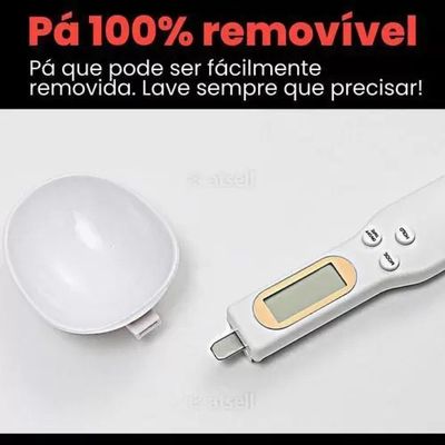 Colher Balanca Precisao 500gr Digital Lcd Dosador Medidor Eletronico Alimentos Graos Cozinha Culinaria