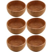 6 Bowl de Bambu Lyor Verona Molheiras 50ml Servir Molhos Caldas Maionese