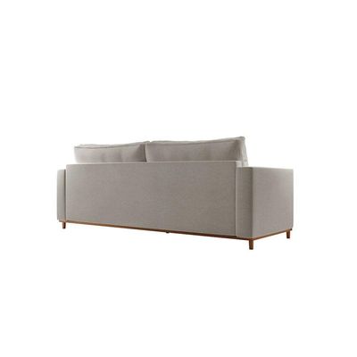 Sofá Djon 02 Módulos De 80cm B20cm Meu Sofá Online A230 Linho Cinza
