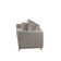 Sofá Djon 02 Módulos De 80cm B20cm Meu Sofá Online A230 Linho Cinza