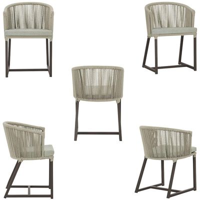 Mesa Com 6 Cadeiras Jantar Noronha Marrom E3 Trama Original Rami