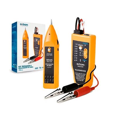 Kit Testador E Localizador De Rede E Cabos Exbom Fepro-tc300