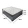 Cama Box Casal Sintético + Colchão De Espuma D33 Sereneprime 138cm Cinza