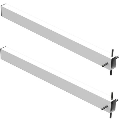 2 Suportes Pia Chumbar Bancada Mesa 40 Cm - Branco