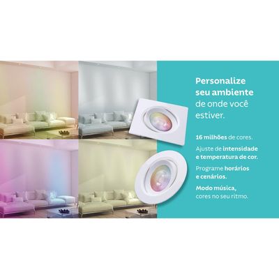 Spot Redondo de Embutir Tramontina Smart Led 350 lm 5 WSpot Redondo de Embutir Tramontina Smart Led 350 lm 5 W