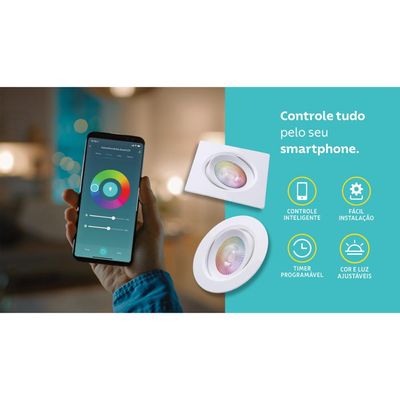 Spot Redondo de Embutir Tramontina Smart Led 350 lm 5 WSpot Redondo de Embutir Tramontina Smart Led 350 lm 5 W