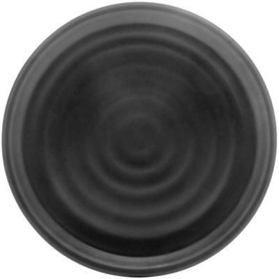 Kit 50 Pratos de Melamina para Restaurante Japonês 25,5cm Preto Fosco para Servir Sushi Sashimi