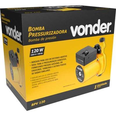 Bomba pressurizadora de 120 W 220 V~ BPV 120 VONDER