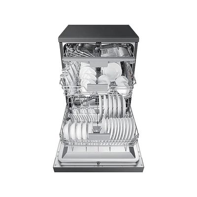 Lava-louças Samsung Black Inox com 14 Serviços, Limpeza Silenciosa e Display LED Preto / 220V