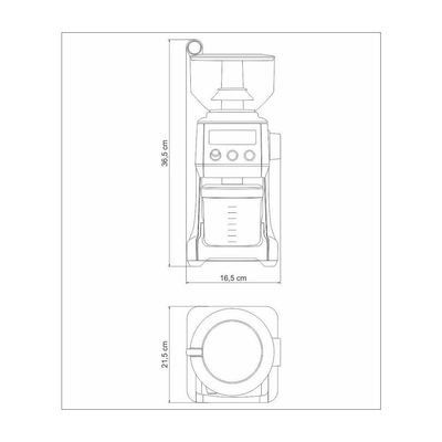 Moedor De Café Tramontina By Breville Express Em Aço Inox 60 Níveis De Moagem 220V