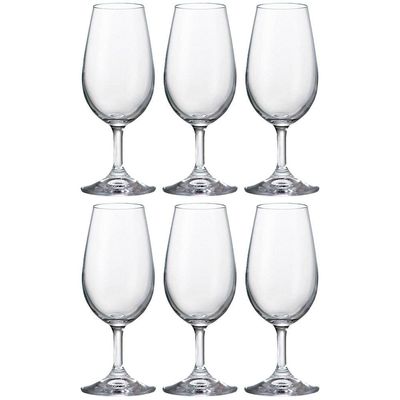 Conjunto de Taças Bohemia em Cristal 210ml - 6 Peças Transparente