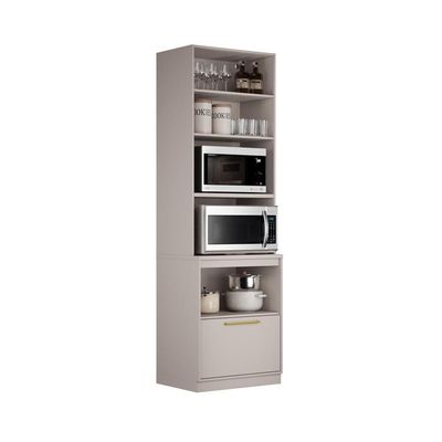 Paneleiro Itatiaia Essence com 3 Portas, 5 Prateleiras Fendi