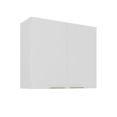 Armário Aéreo Duplo Itatiaia Renova com 2 Portas, 1 Prateleira e 80cm de largura - Branco Neve Branco