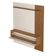 Painel Suspenso Artely Matisse com Nicho e Prateleira, 160cm de Largura Cinamomo/Off White