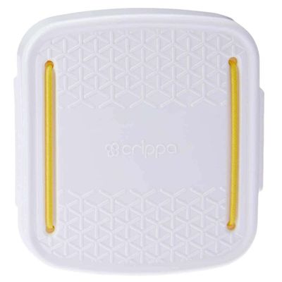 Kit 4 Porta Cotonetes Acessórios Branco Portátil para Viagem Estojo com Elástico Interno Crippa