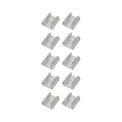 Kit 10 Emendas Conector Astraled Reto Para Fita De Led 10mm Em-035