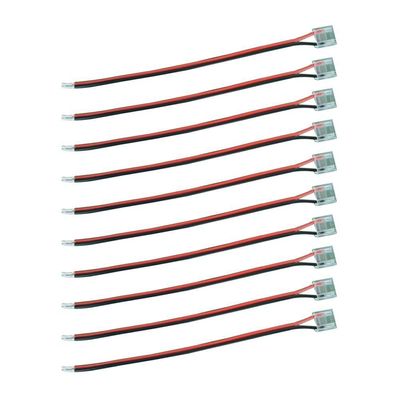 Kit 10 Emendas Conector De Saída Astraled Para Fita De Led 10mm Em-034