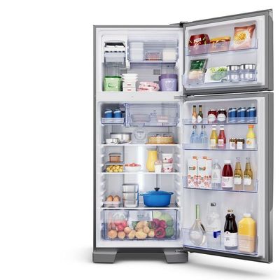 Geladeira Panasonic Duplex Frost Free 435L A+++ Aço Escovado NR-BT56PD4X 220V