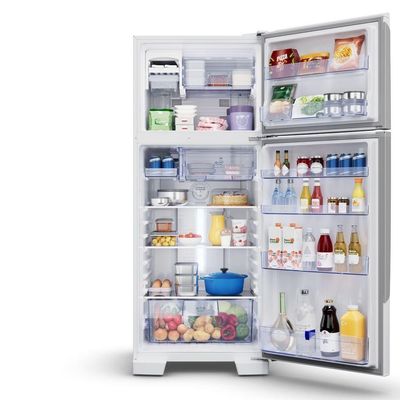 Geladeira Panasonic Duplex Frost Free 435L A+++ Branca NR-BT56PD4W 110V