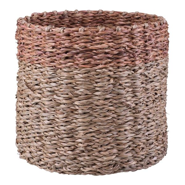 Cesto Decorativo Redondo Cazza Tiki 16,5 cm x 18cm Natural