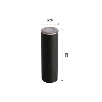 Embutido De Solo Led Astraled Es-6898 0,5w Bivolt Prata 3000k Luz Amarela 3000k Luz Amarela Es-6898