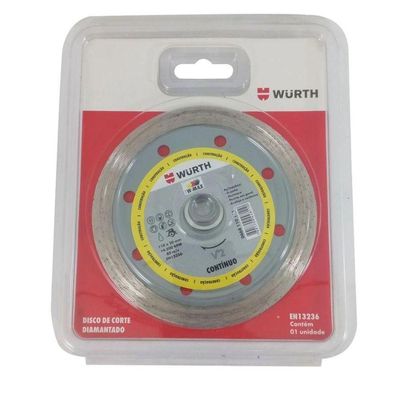 Disco De Corte Diamantado Wurth V2 Contínuo 110mm