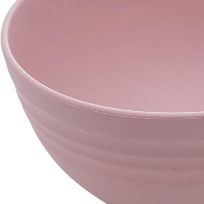 Bowl Lyor Bambu 400ml Saladas Sobremesas Sortidos Lines 13x7cm Tigela para Caldos Sopas