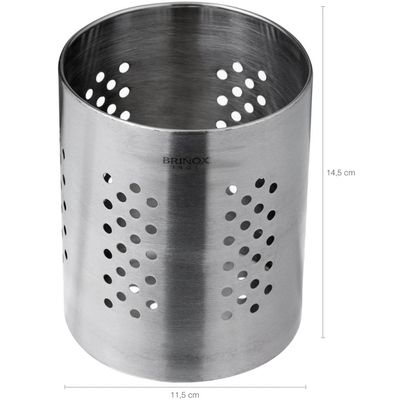 Porta Talher Inox Brinox Suporte Organizador Talheres Casa