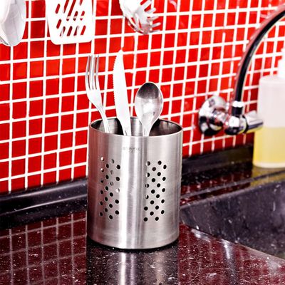 Porta Talher Inox Brinox Suporte Organizador Talheres Casa